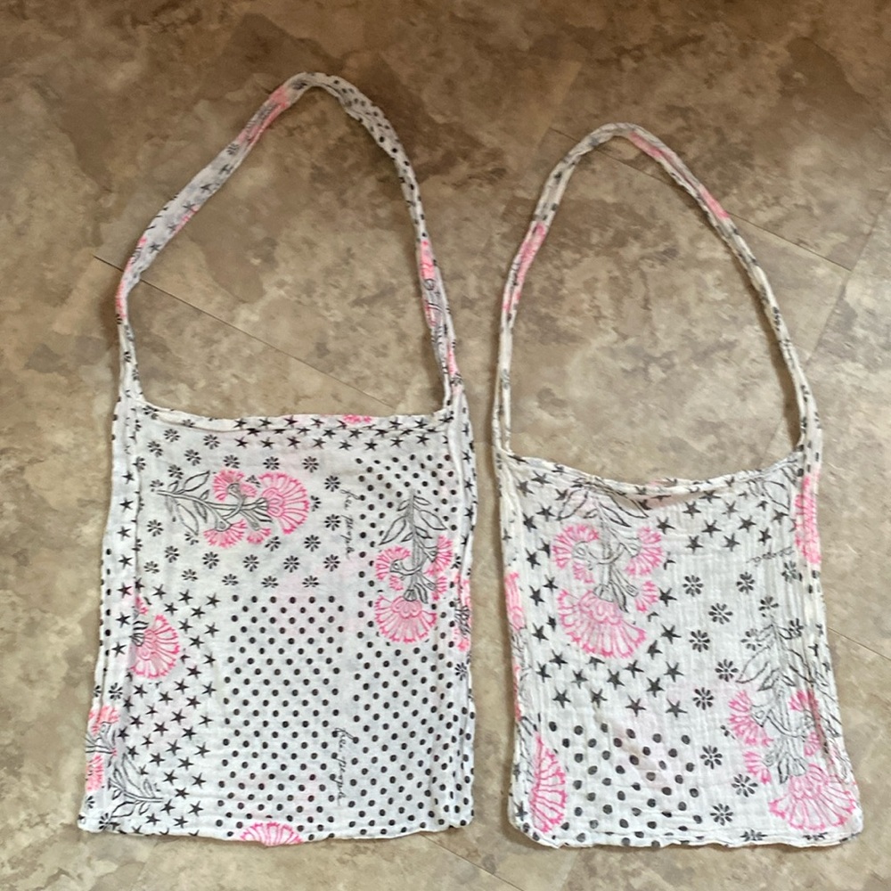 Free people empty shopping bag lot 2